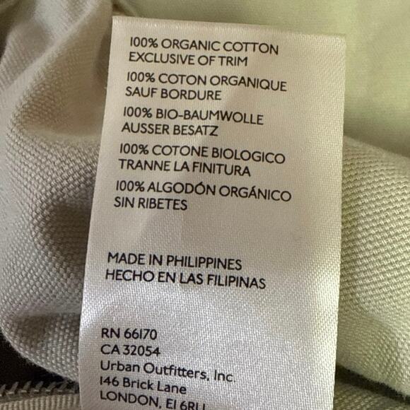 NEW Anthropologie Beige Sleeveless Baggy Wide Leg Palazzo Overall Jumpsuit Sz M - Picture 7 of 7